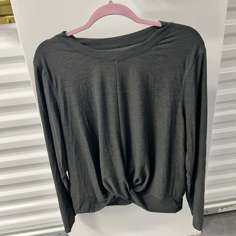 Old Navy Charcoal Long Sleeve Top